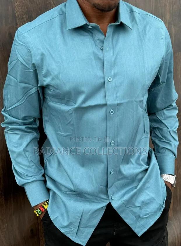Plain Men Cotton Shirts for Men - thumbnail 3