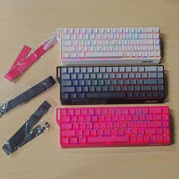 YOUNG – 65% Tri-Modes RGB Hotswap Mechanical Gaming Keyboard