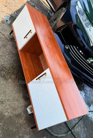Brown White TV Cabinet