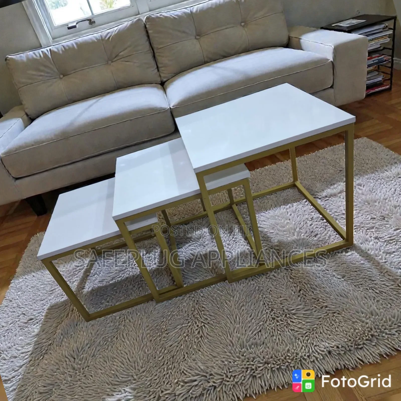 Amani Nesting Coffee Tables Set – Modern Stylish Living Room Table