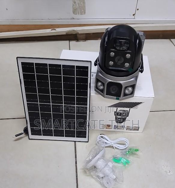 4G Dual Lens V380 Pro Solar PTZ Outdoor Surveillance Camera