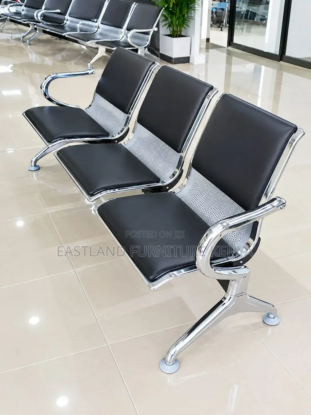 Padded Waiting Chair 3 Seater