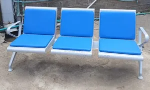 Blue Heavy Duty 3 Seater