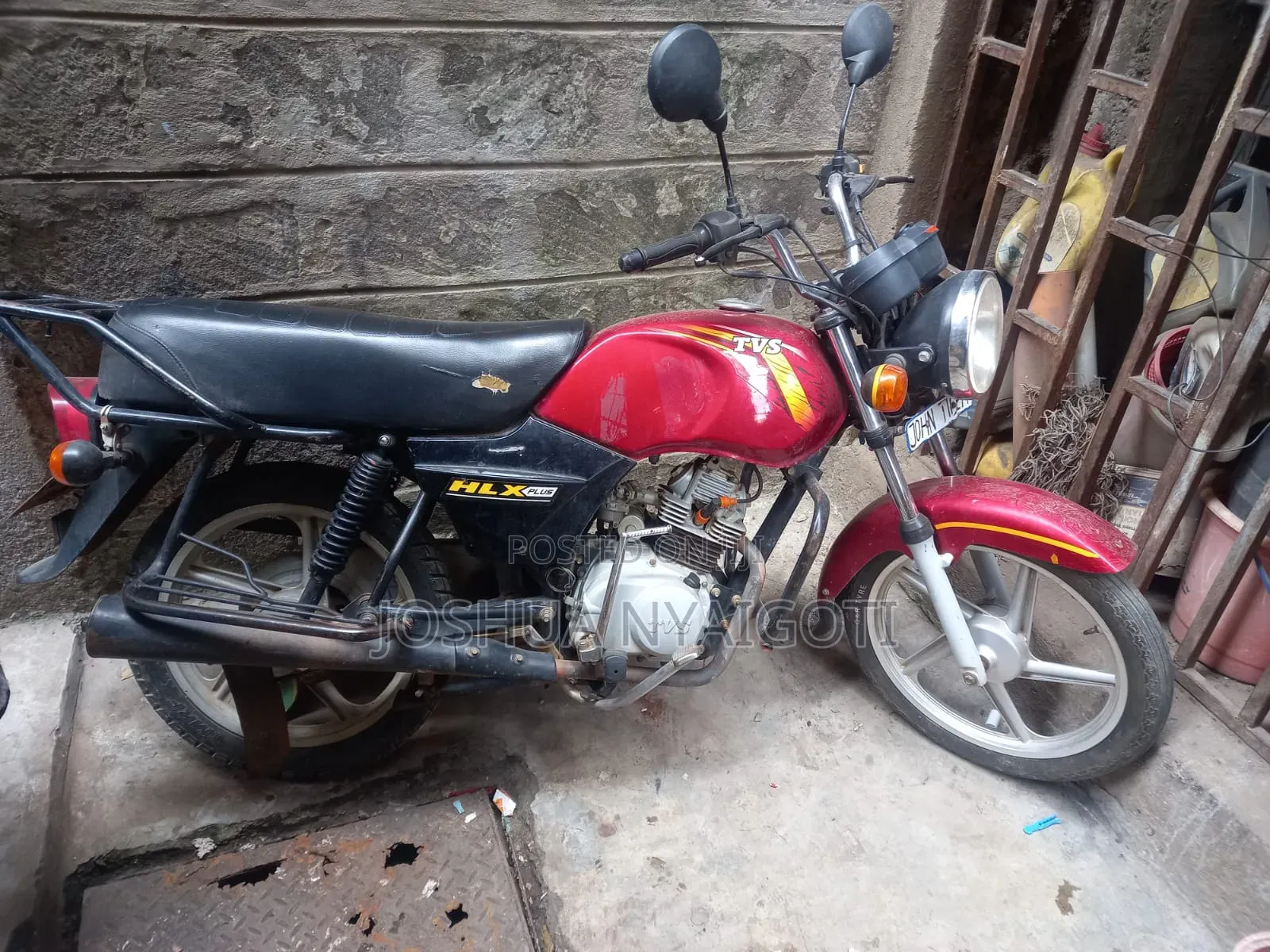 TVS XL 100 2020 Red