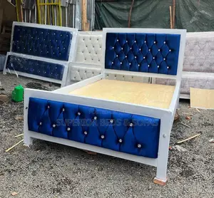 5x6 Royal Blue Mocket Bed: Payment on Delivery