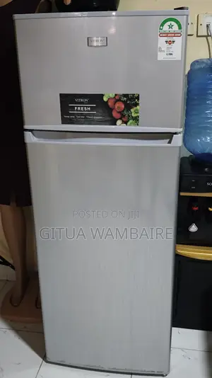Clean Vitron 208L Double Door Fridge (Model: VDR208DS) – Used 1 Year