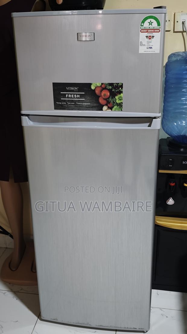 Clean Vitron 208L Double Door Fridge (Model: VDR208DS) – Used 1 Year