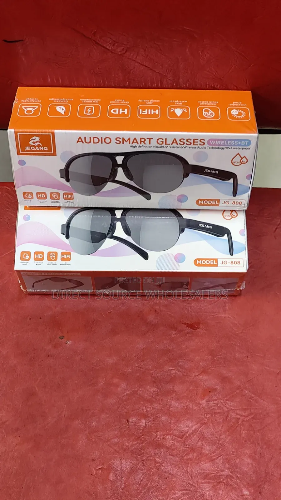 JG 808 Audio Glasses – Bluetooth Music, Calls Hands-Free