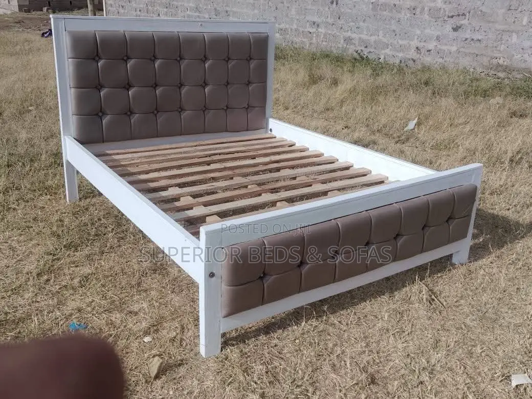 5x6 Chocolate Brown Mocket Bed: Pay on Delivery