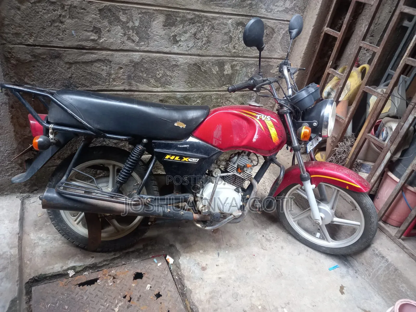 TVS XL 100 2020 Red
