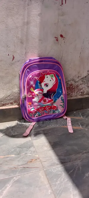 3D Unicorn Roller Skate School Backpack