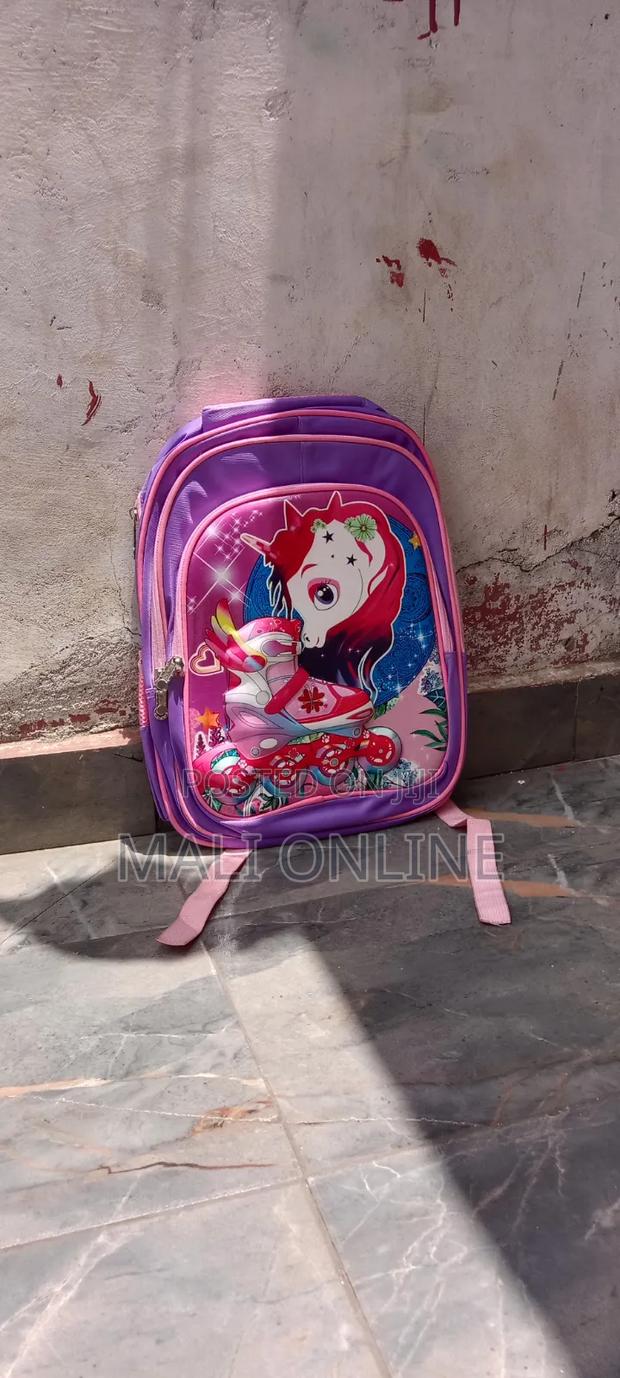 3D Unicorn Roller Skate School Backpack - main view