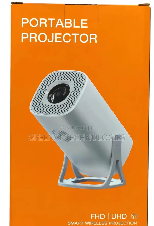 Portable FHD | Uhd Smart Wireless Projector Big Screen in Your House