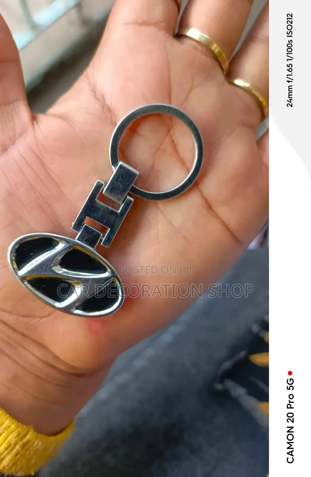 Hyundai Metallic Key Chain