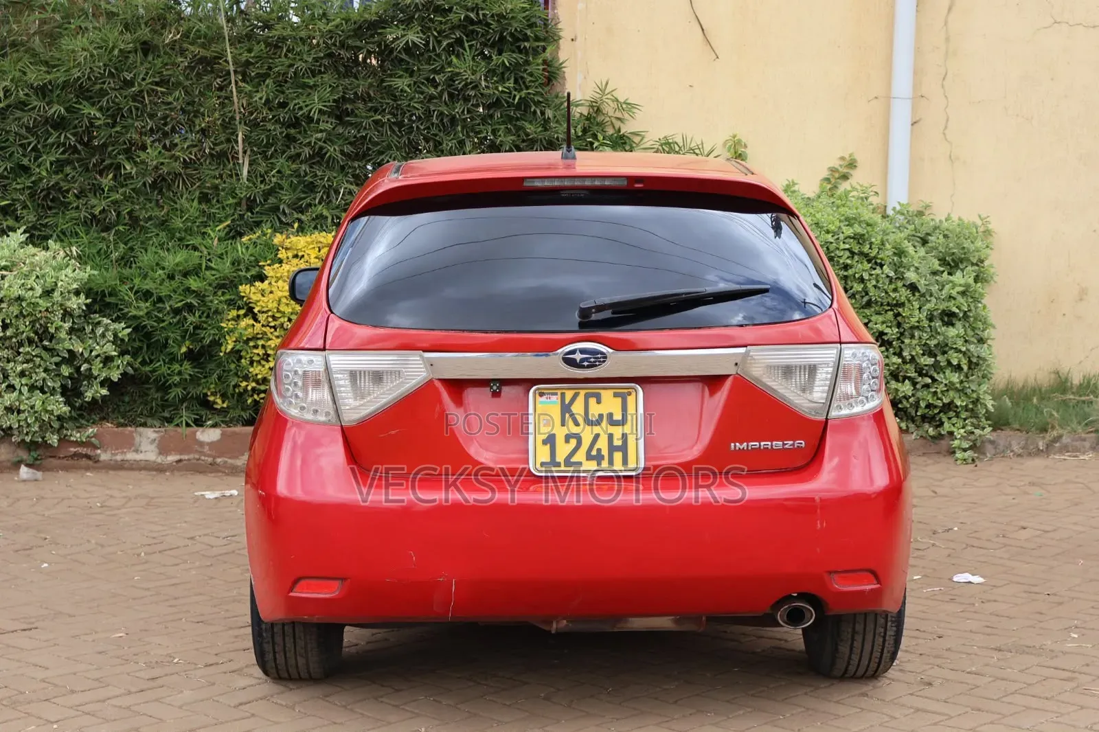 Subaru Impreza 2009 Red