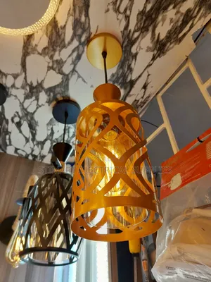 Gold Pattern Pendant Light – E27