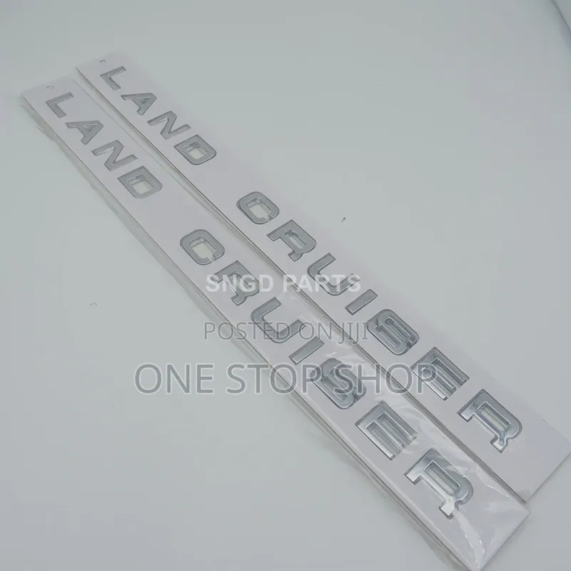 Durable Abs Plastic Land Cruiser Bonnet Badge With Strong Selfadhesive