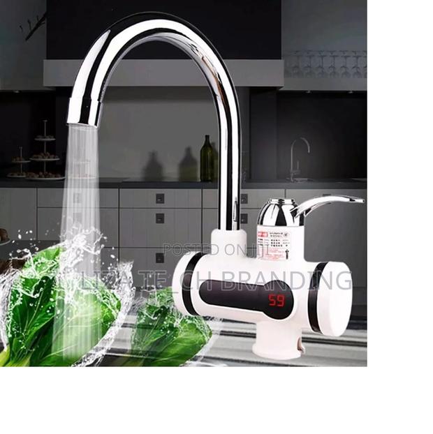 Kitchen Digital Tankless Instant Heater Faucet Hot/Cold Water.