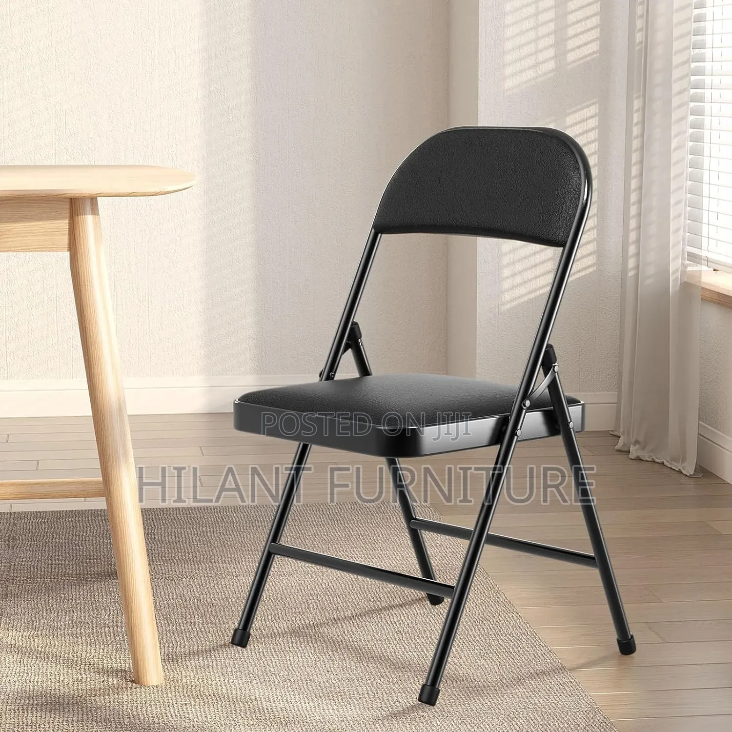 Heavy-Duty Foldable Padded Chair
