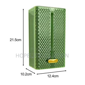 Adhesive Sticker Wall Mounted Elegant Diamond Tissue Box