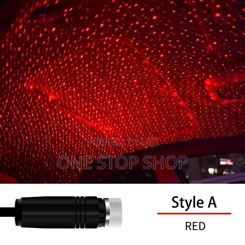 USB Powered Starry Sky Atmosphere USB Lamp in Red or Blue