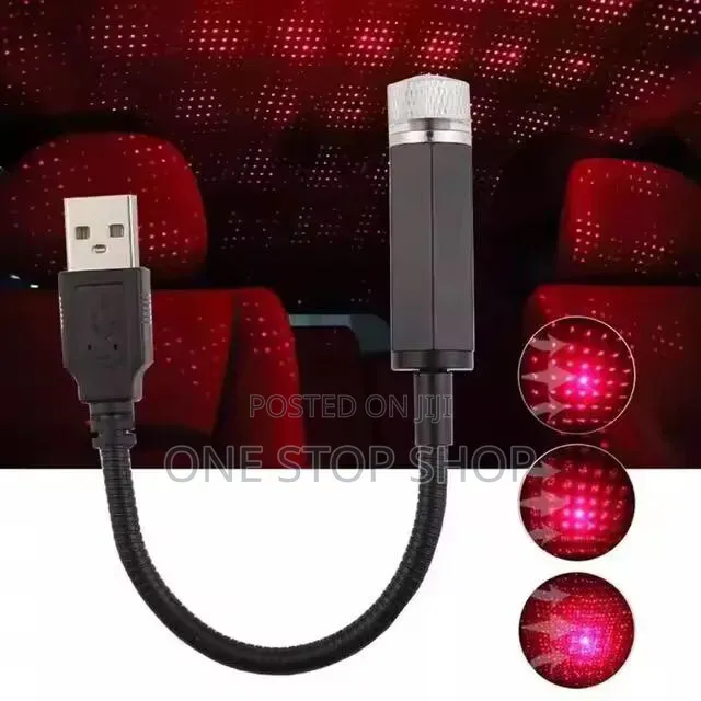 USB Powered Starry Sky Atmosphere USB Lamp in Red or Blue