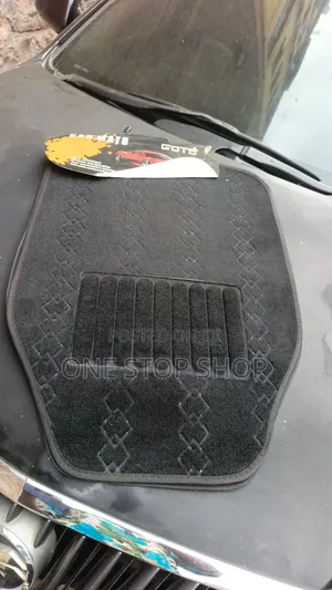 Nonslip Woolen Textured Weave Embossed Pattern Floor Mats