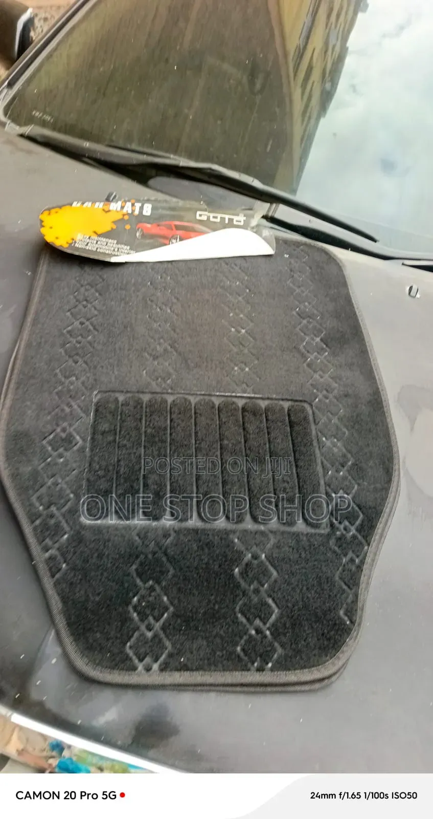 Woolen 5pc Fabric Floor Mats Universal Fit Standard Size