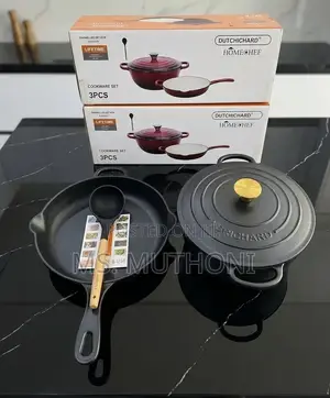  3-Piece Nbrichard Viard Cast Iron Cookware Set