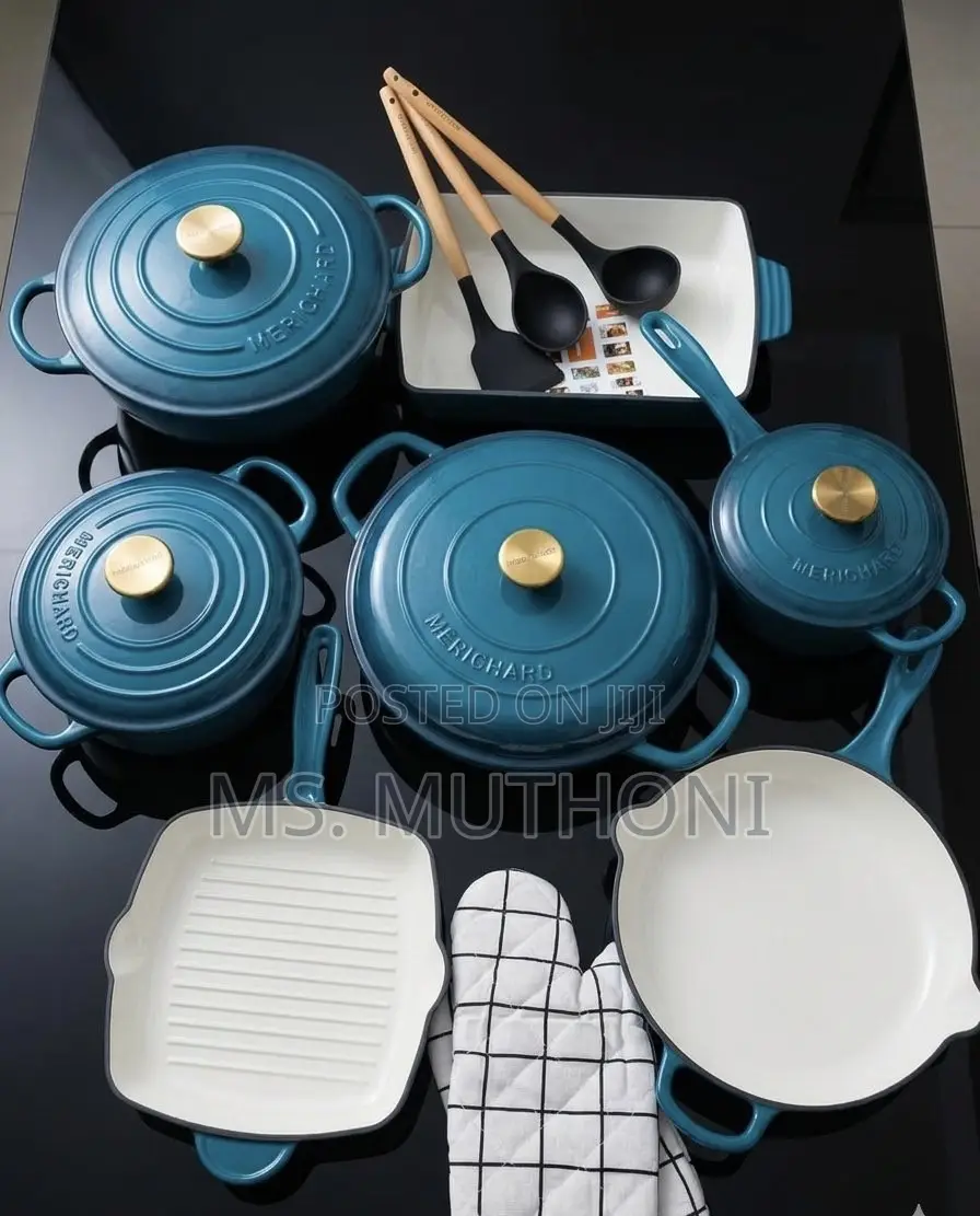 S.Jade Enameled Dutch Oven Cookware Set