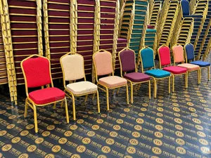 Conference Chair - Gold Banquet Chair Stackable