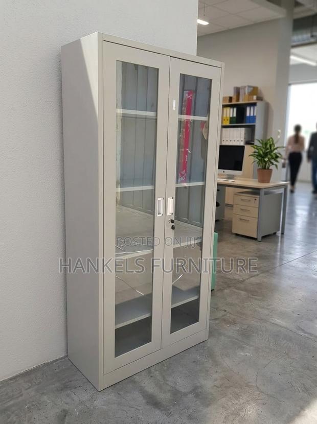 Full Glass Office Cabinet for Modern Office Storage