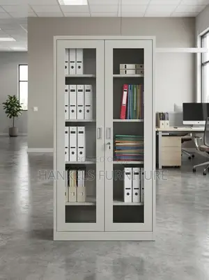 Full Glass Office Cabinet for Modern Office Storage