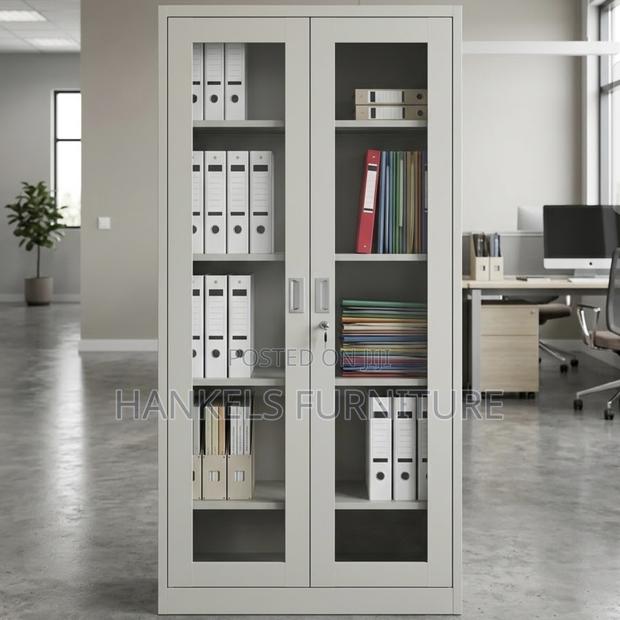 Full Glass Office Cabinet for Modern Office Storage - thumbnail 4