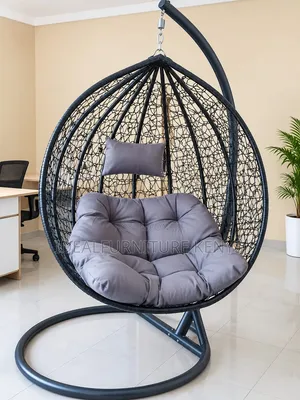Hanging Egg Chair - Outdoor Swing Chair With Cushion