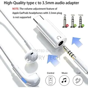 USB C to 3.5mm Audio Adapter, Type C to Headphone Jack USB C to Aux Ca
