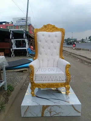 White Pedicure Seat and Marble Laminated Podium