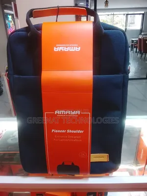 Laptop Bag 14" Waterproof Padded Executive Bag Navy Blue