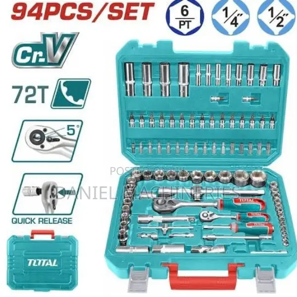1.94pcs Socket Set 1/2" 1/4" THT421942