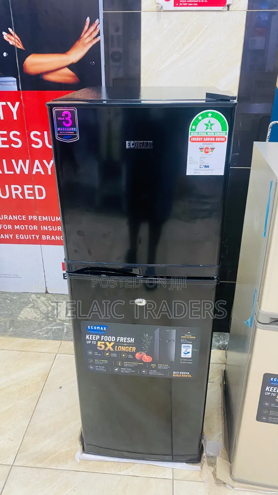 Ecomax 138 Litres Doubledoor Fridge