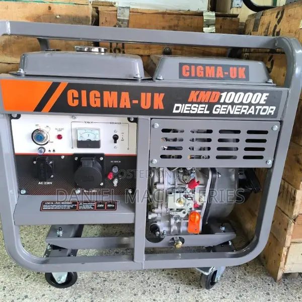 Diesel Open Type Generator Cigma-Uk With 192f Engine (9kva)