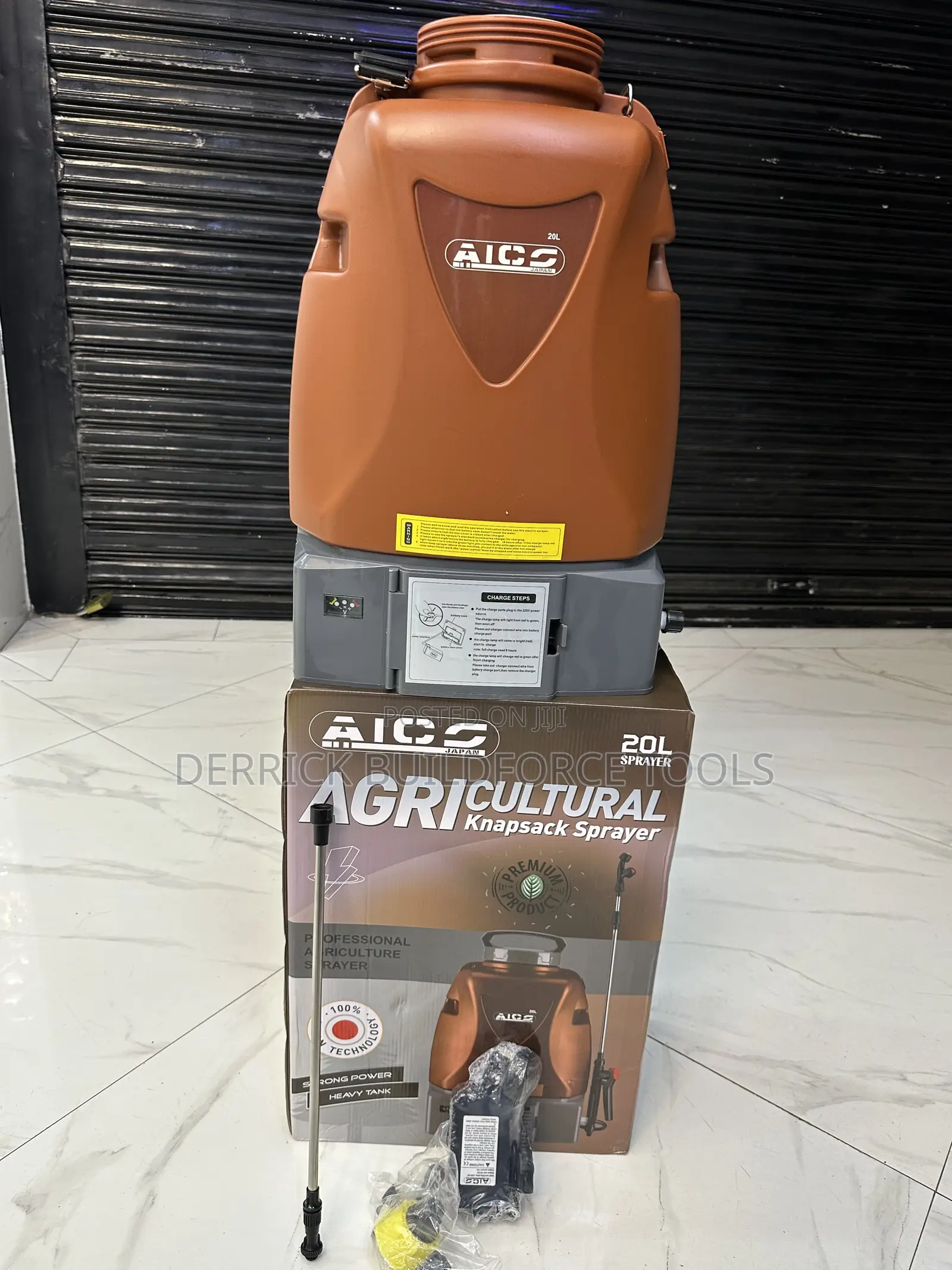 Aico Japan 20l Rechargeable Knapsack Sprayer