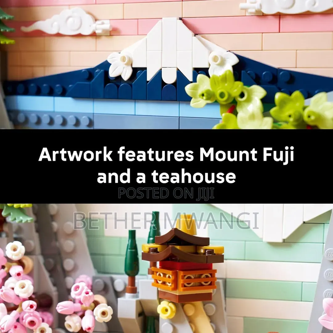 Lego Art Japanese Cherry Blossom Landscape Building