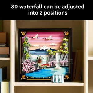 Lego Art Japanese Cherry Blossom Landscape Building