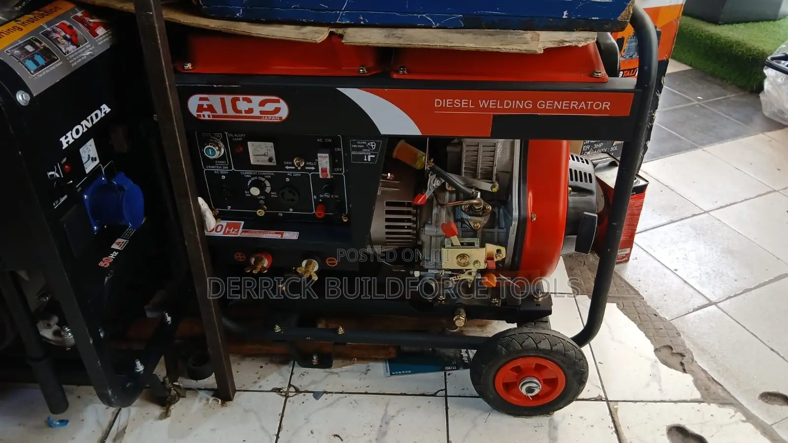 Heavy Duty 10Kva Aico Japan Diesel Welding Generator