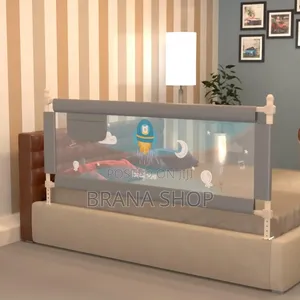 **Adjustable Toddler Bed Rail Guard – Grey **