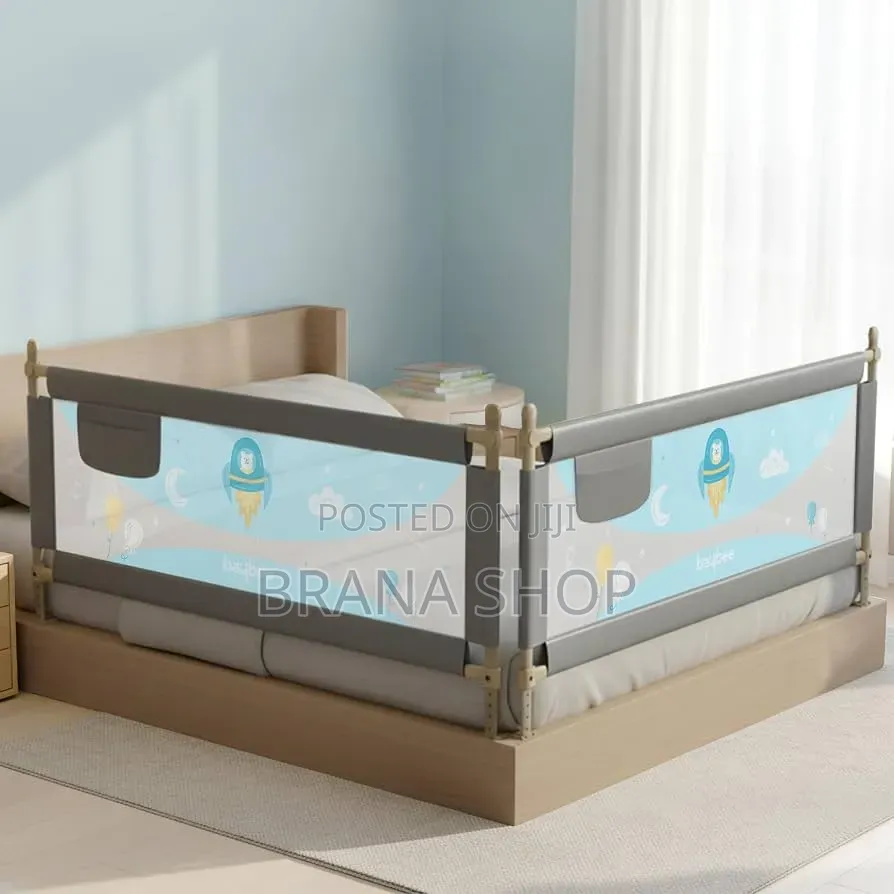 **Adjustable Toddler Bed Rail Guard – Grey **