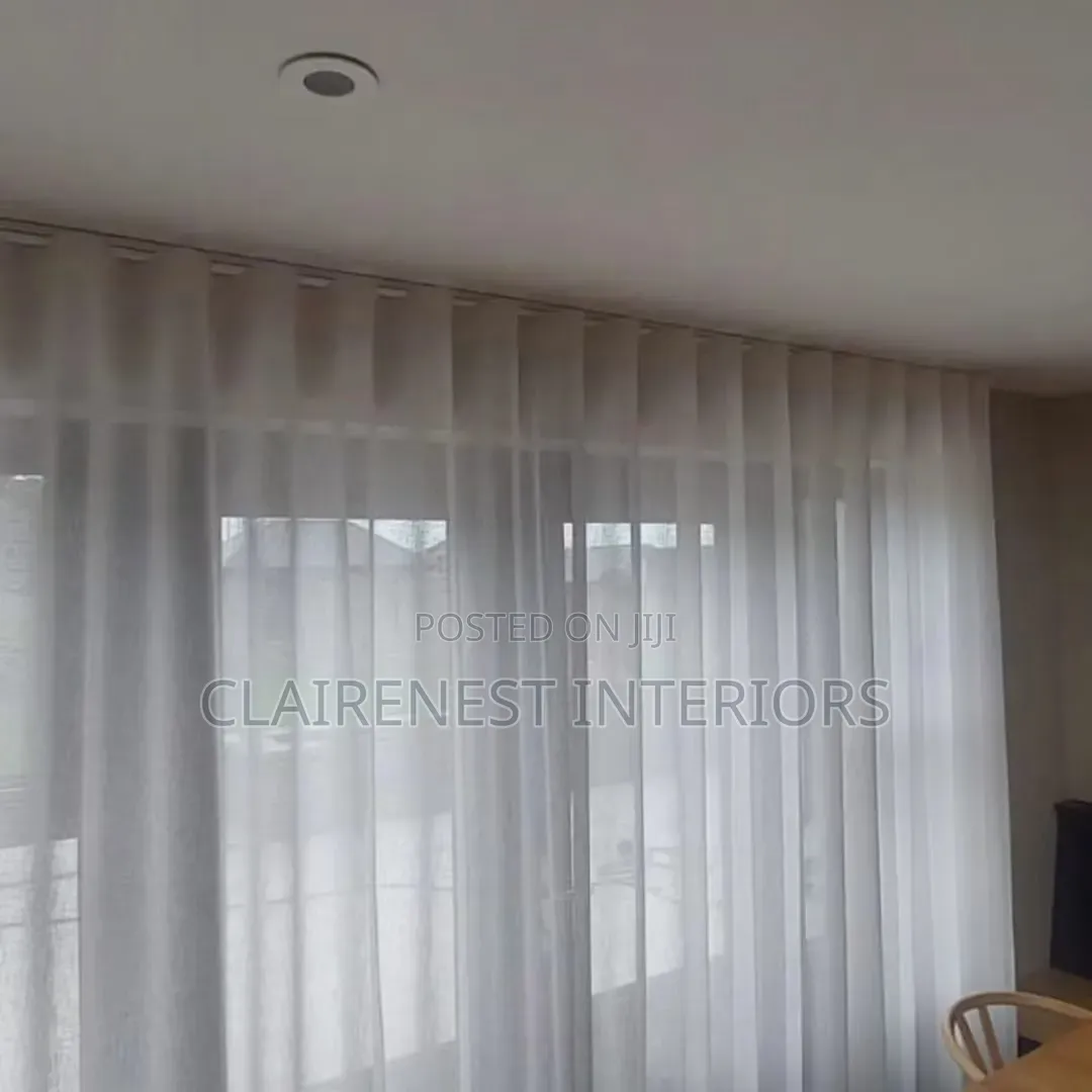 Give Your Living Space a Polished Appearance. With White Curtains