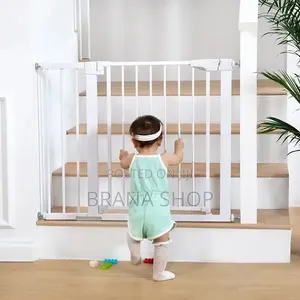 SmartFit 83cm Pressure-Mounted Baby Safety Gate