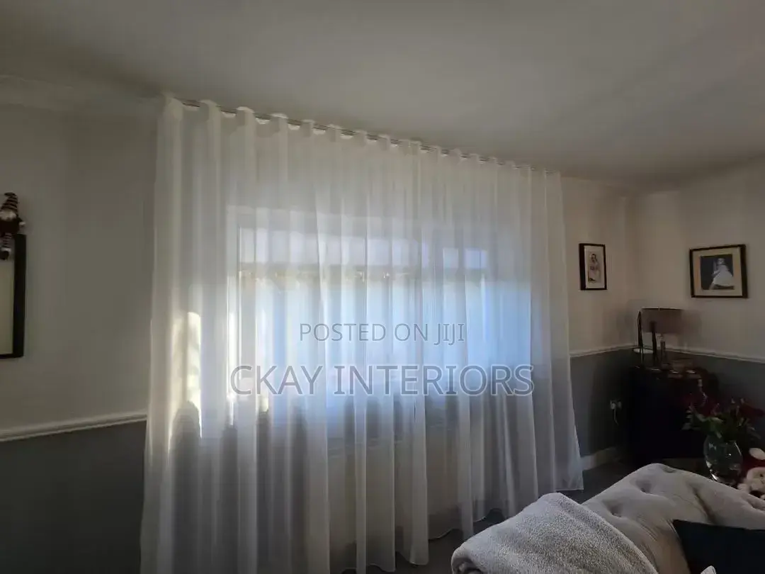 Add a Touch of Luxury to Every Room With Plain White Transparent Sheer